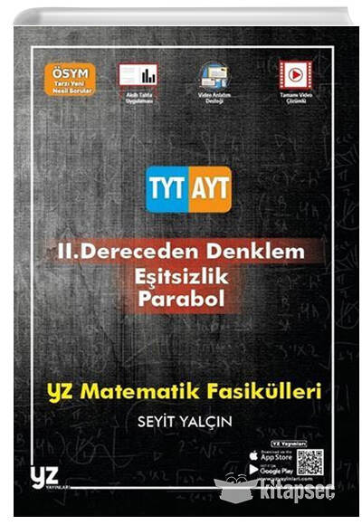 II. Dereceden Denklem, Eşitsizlik, Parabol kapağı